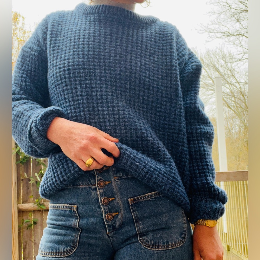 Woolrich Blue Crew Neck Sweater